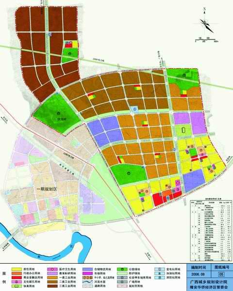 隆安华侨经济区二期控制性详细规划-广西城乡规划设计